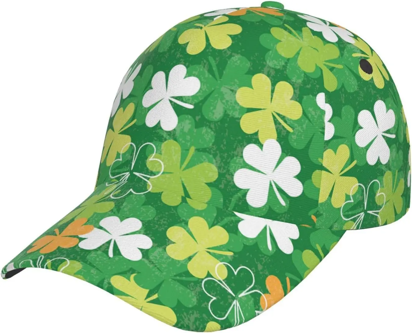 

St. Patrick's Day Baseball Cap Adjustable Fashion Casual Flat Bill Brim Dad Hats for Women Men Sun Hats