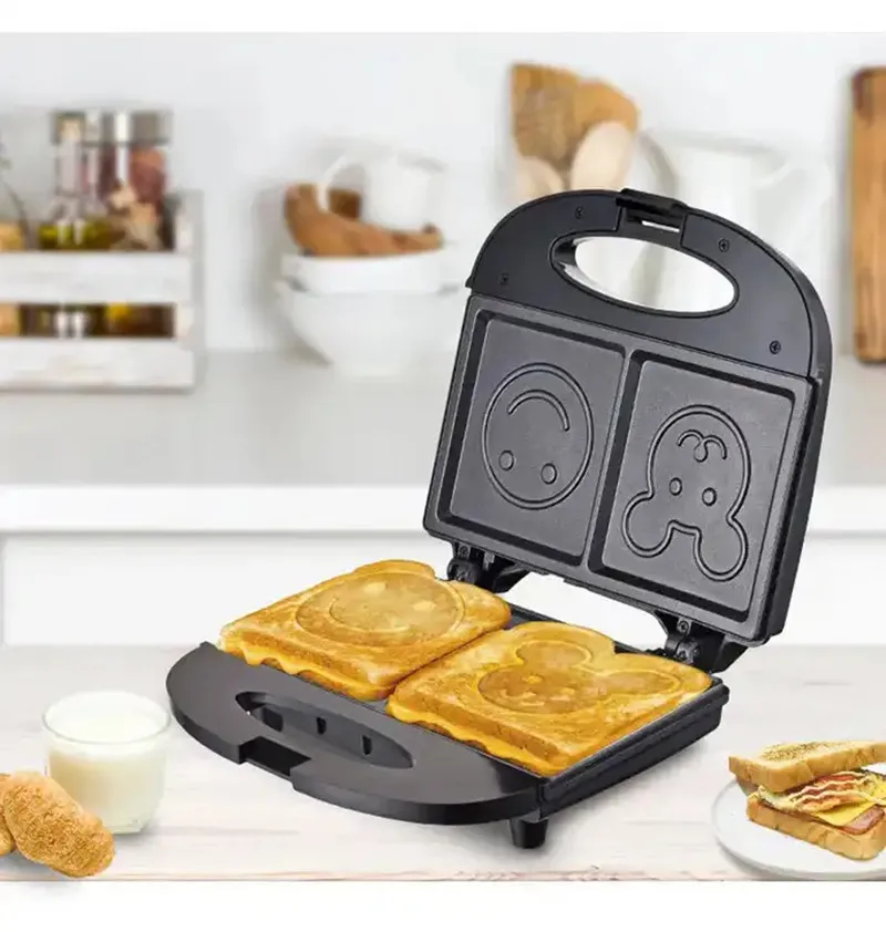 High quality Sandwich Maker Toaster Panini Press Grill Nonstick Coated Flat Plate for Kids No reviews yet