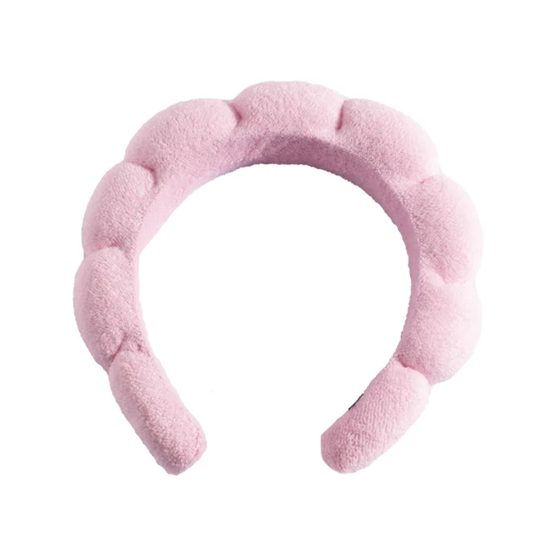 Luxurious Spa Headband for Women – Plush, Ultra-Soft and Versatile Hairband for Skincare, Yoga, and Facial Treatments