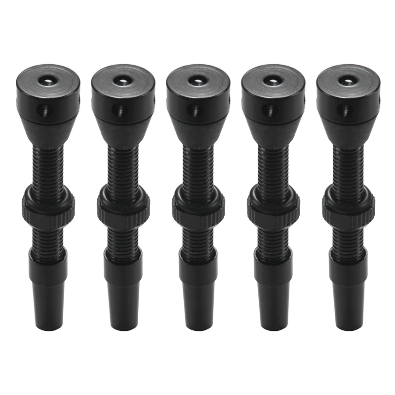 

5 Pair 44Mm Tubeless Air Valve For Road Bike & MTB Tubeless Valve Stem