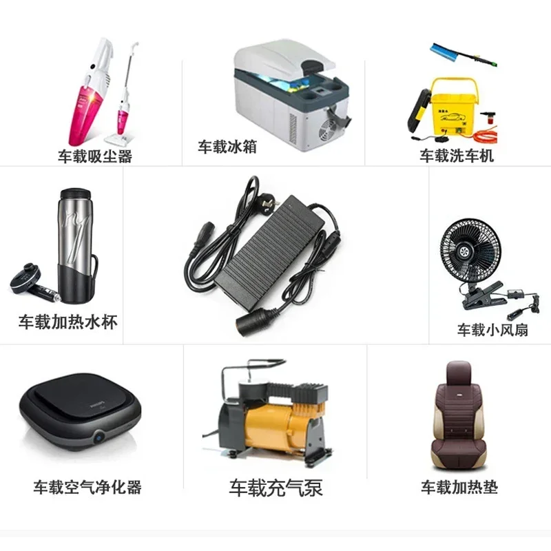 Universal Car Power Adapter Converter - Converts AC 110V/220V to DC 12V 10A