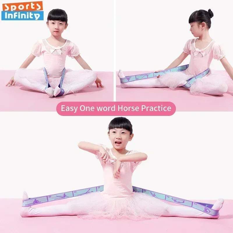 Yoga Resistance Bands Yoga Sport Resistance Bands Pilates Training Gym Fitness Home Exercise Elastic Band Children Dance Yoga Belt Accessories