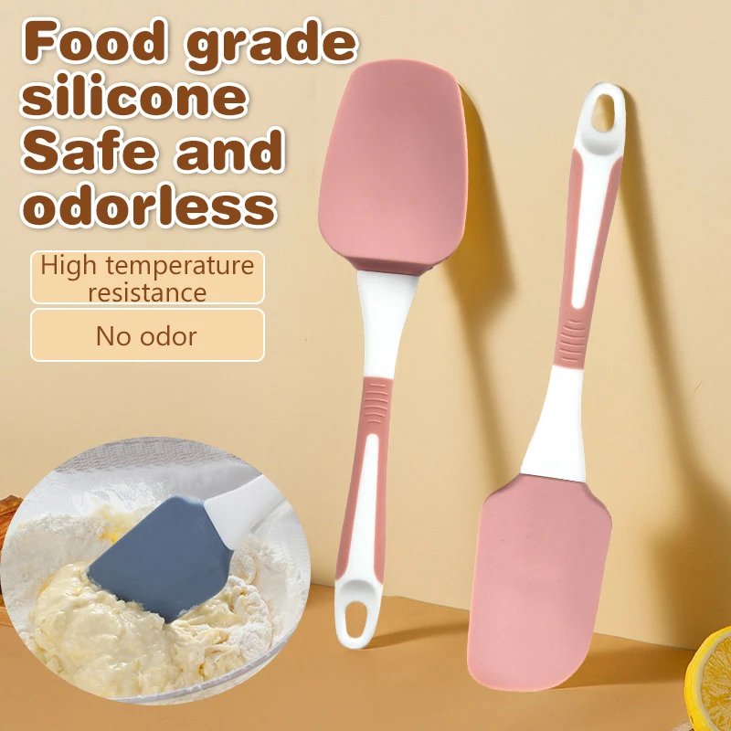 Silicone spatula shovel ergonomic cake spatula icing kitchen DIY baking tools accessories