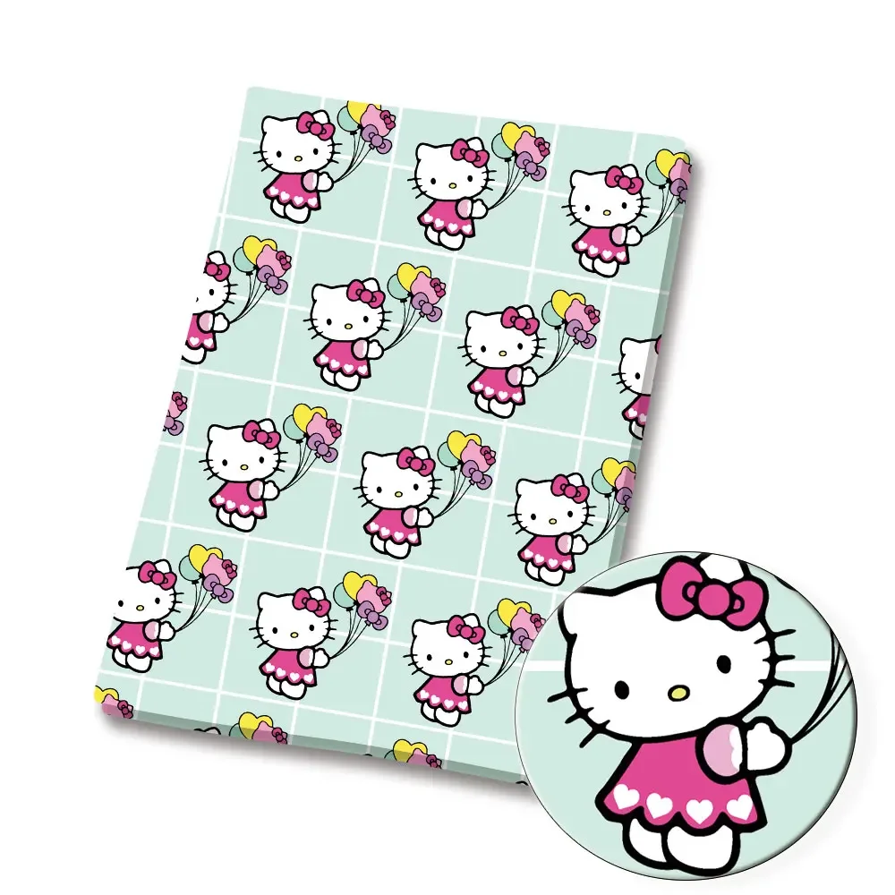 Hello Kitty Christmas sanrio Cartoon cotton fabric Patchwork Tissue Kid Home Textile Sewing Doll Dress Curtain sewing fabric