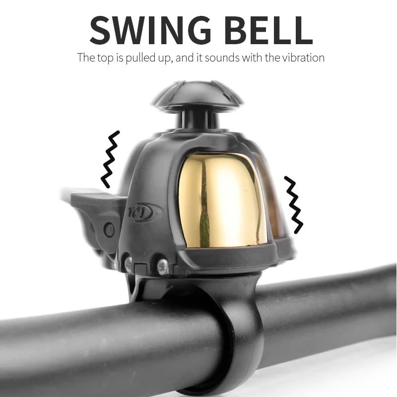 

n+1 Mini Flick Bell Brass / Gold / INSTALLATION SIZE:22.2-25.4MM Bike Bicycle