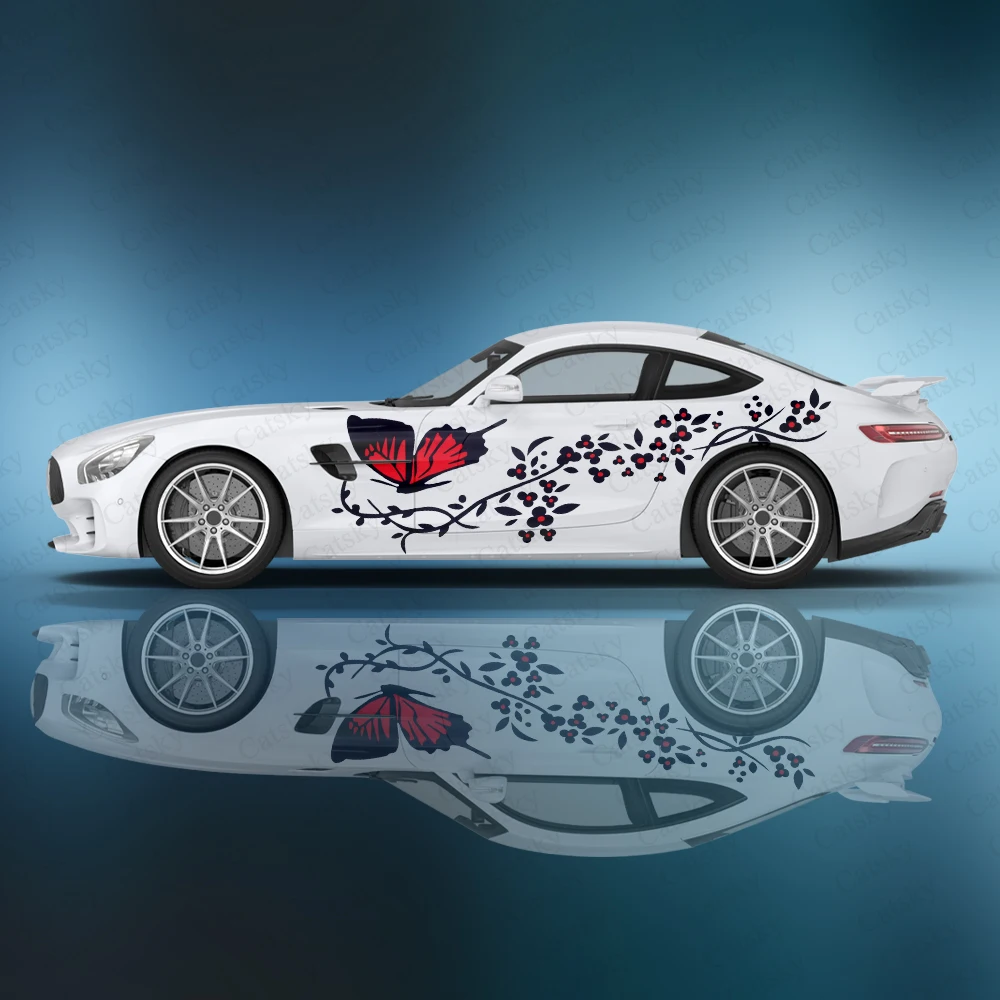 Butterfly Decals Car paint packaging decals GM decals fit most car