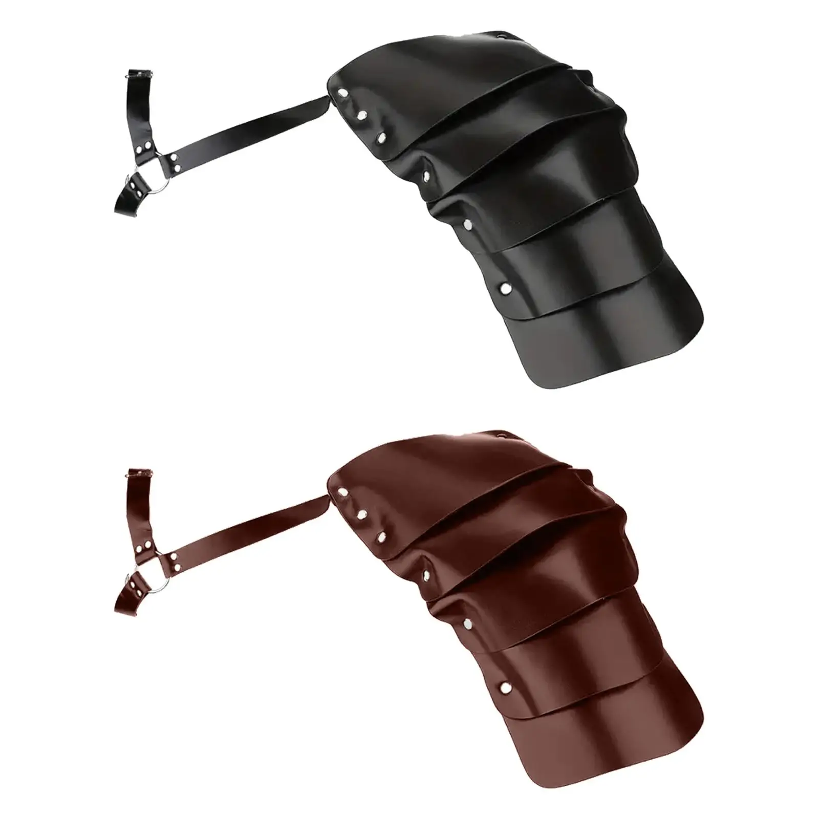Medieval Single Shoulder Pauldron Body Chest Harness for Costumes Role Playing