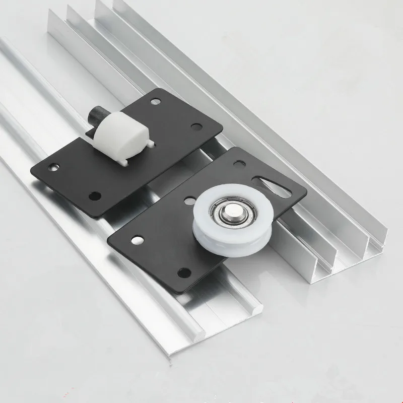 1 Pair Sliding Door Wheel Pulley Nylon Wheels Wardrobe Door Roller