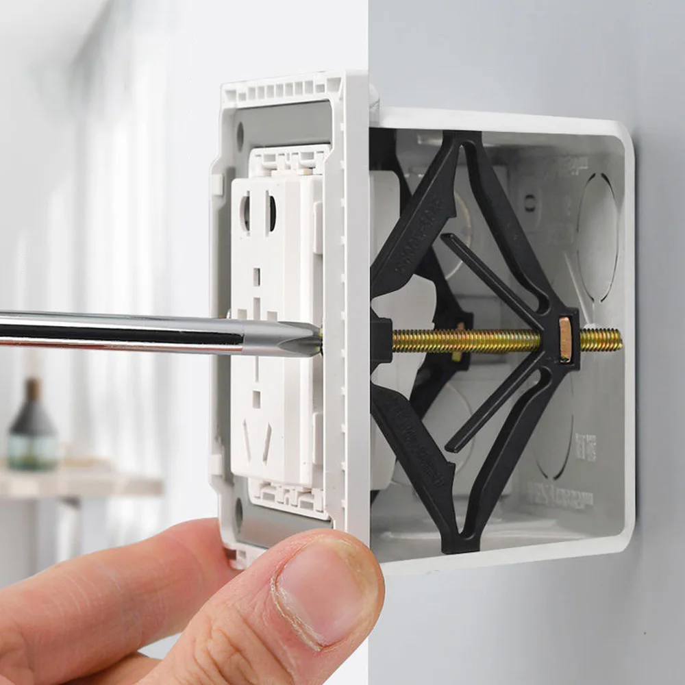 Wall Mount Switch Box Repair Tool 86mm Length High Mechanical Strength Bottom Cassette Repairer 6/10/20PCS