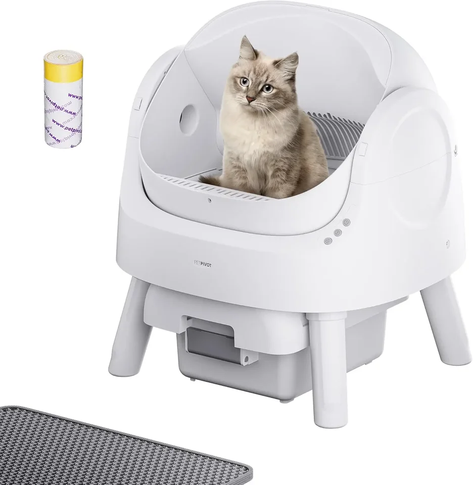 Automatic Self Cleaning Cat Litter Box for Multiple Cats