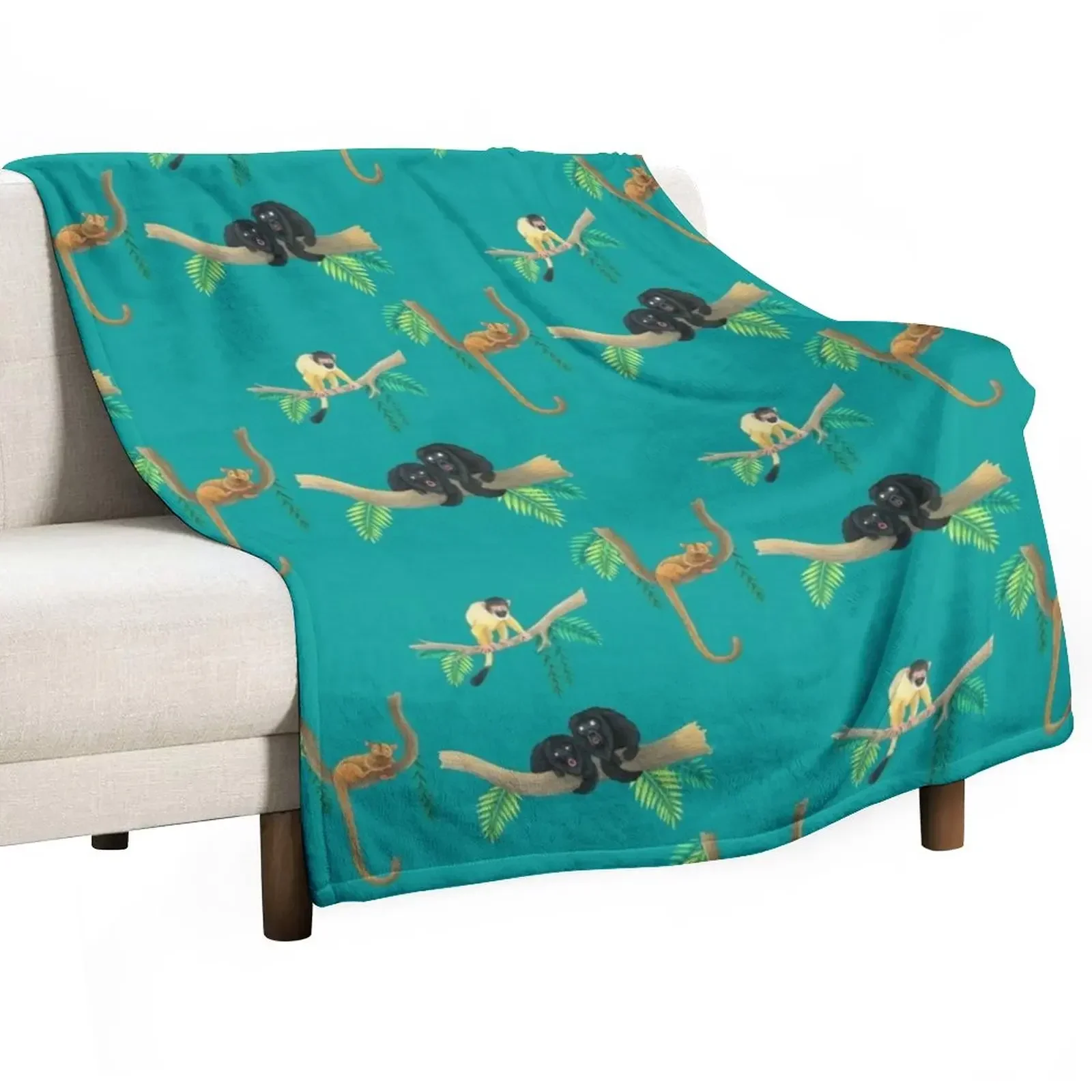 

funny monkeys Throw Blanket Blankets For Bed funny gift Blankets