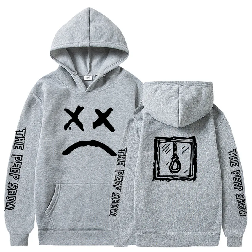 Men Hoodies 2020 Lil.Peep Happy Smiling Face Print Winter Fashion Unisex Couple Pullover Streetwear Sweatshirts Male Sudaderas (9)