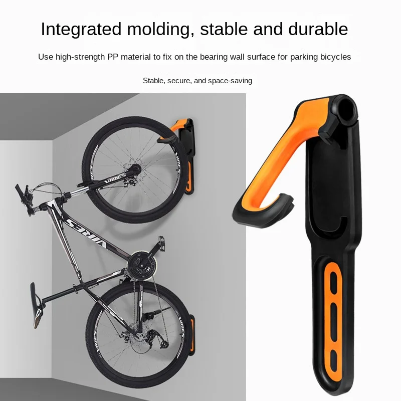 Estante De Montaje En Pared bicycle wall mount Para Bicicleta De Monta&ntilde;a Y Carretera, Gancho Fijo Almacenamiento, Hebilla Estacionamiento