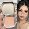 Monochrome Mousse Blush Palette Long-lasting Tin Box Blush Mud Cream Cheek Matte Peach Rouge Contour Tint Korean Girls Makeup 3