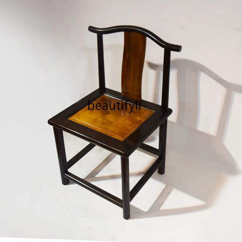 

Design Mid-Ancient Dining Chair Desk Chair Backrest Makeup Stool Retro Leisure Sofa Armchair chairs for bedroom furniture