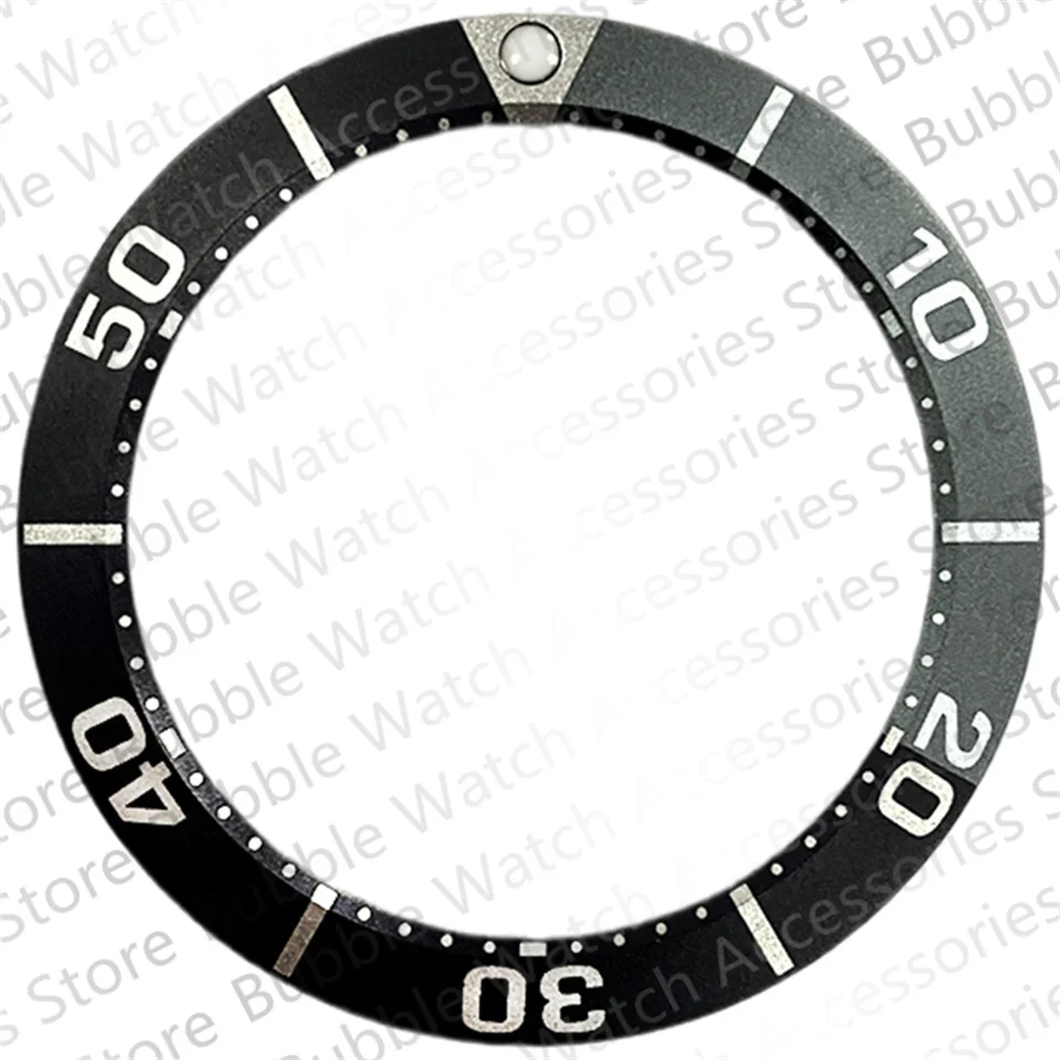 40MM×31.5MM Black Yellow Green White Aluminium flat Bezel Insert Fit for Skx Ocean Series Men's Mechanical Watch