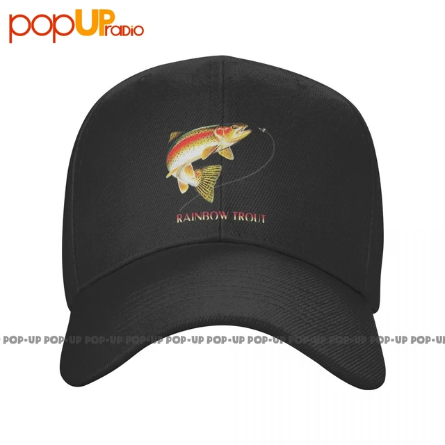 Style Rainbow Trout Fishing Trout Fly Fishing Peaked Caps Trucks Hat  Classic Adjustable Baseball Cap - AliExpress