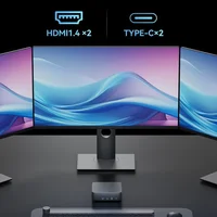 NOUVEAU MINI PC Windows 11 Intel Core i9 10980HK/intel N150 16 Go de RAM 1 To SSD WIFI 6 BT5.2 4K HD Mini PC de jeu, bureau et étude 3