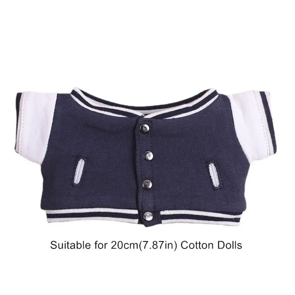Animals College Style Baseball Jacket Uniform Coat Playing House Cotton Clothes Outfit Casaul Wear Jacket Coat 20CM