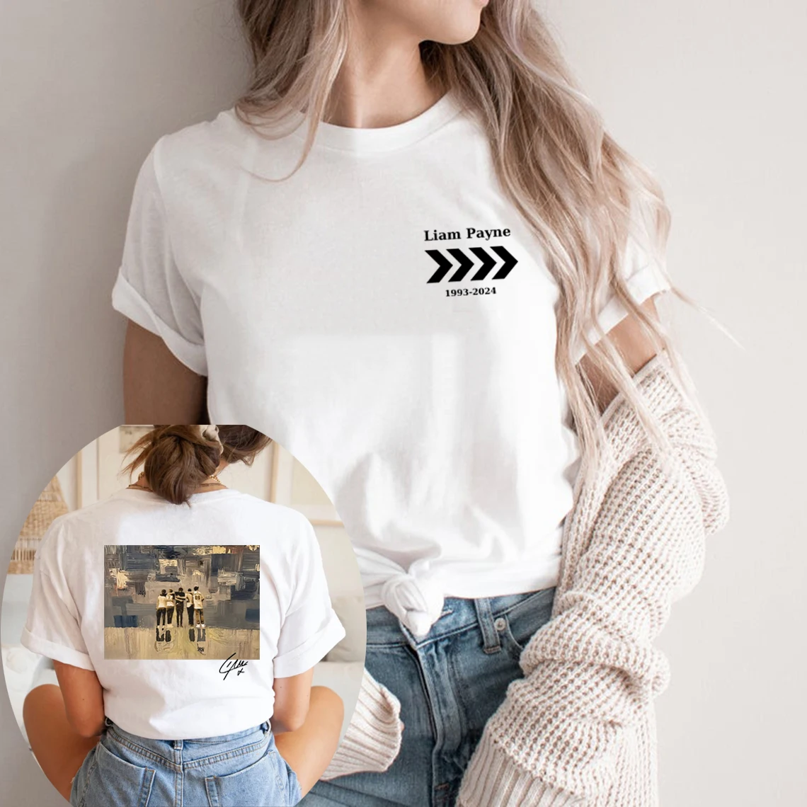 Liam Payne Choose Love T-Shirts Liam Payne Tribute T-Shirt in Memory of Liam Payne Graphic T Shirts Vintage Short Sleeve Tshirt 2