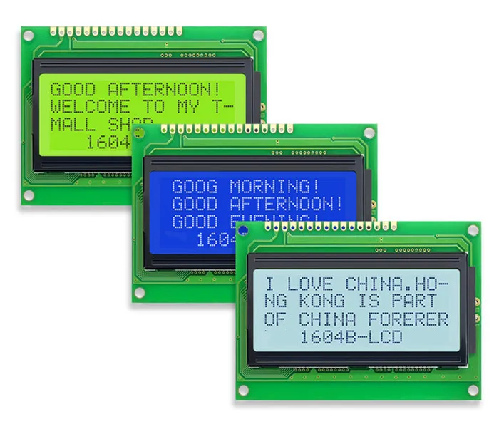 16PIN LCD1604B экран дисплея SPLC780 контроллер 5V белый/синий/фотопараллельный интерфейс |