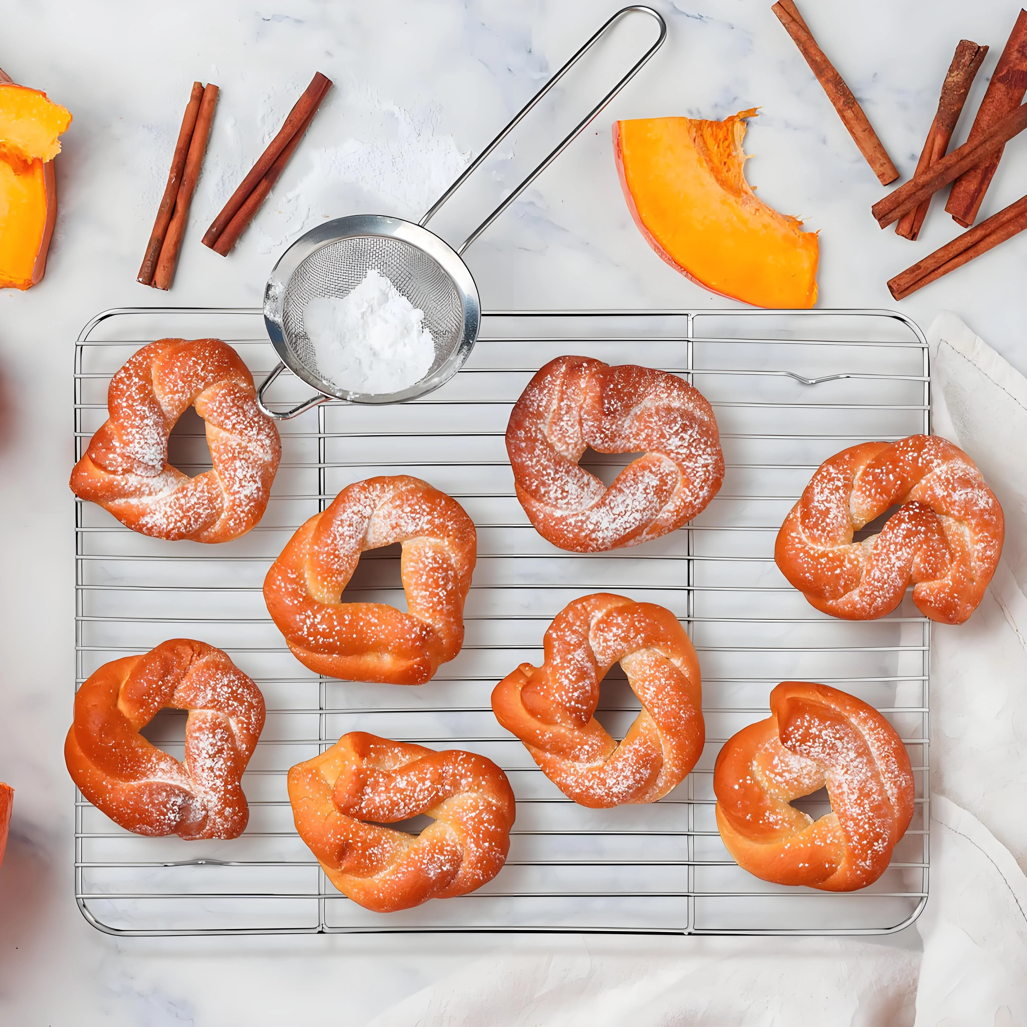 Stainless Steel Cookie Sheet & Cooling Rack Set (Half Size) 5