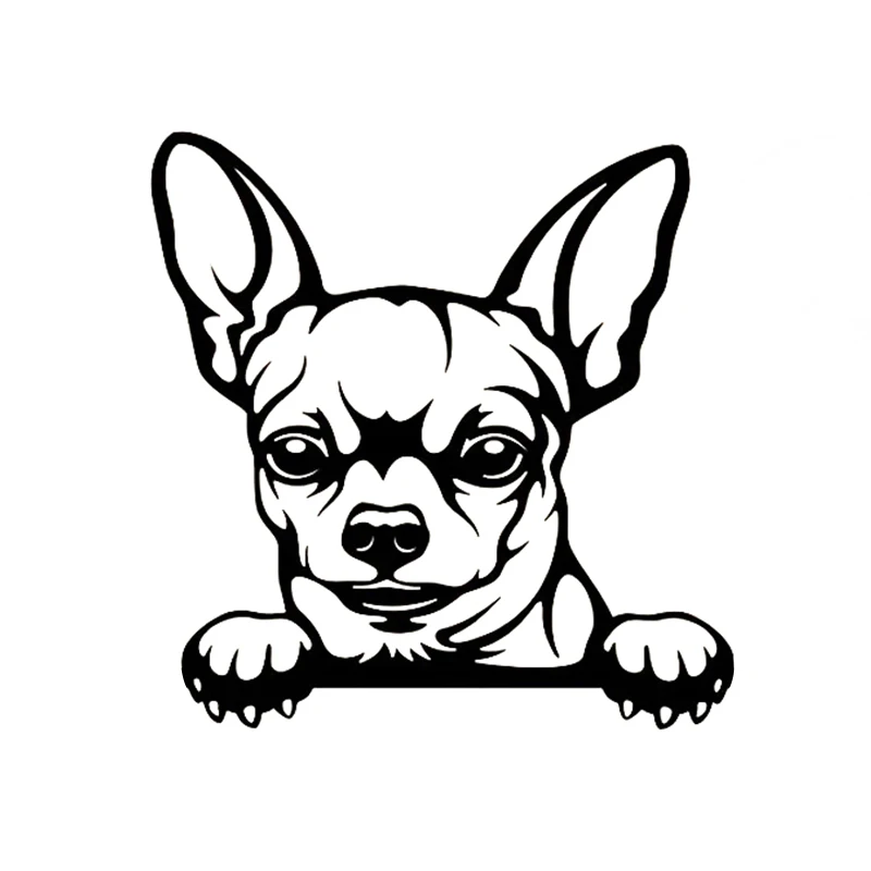 Dobermann Adesivo Auto Riflettente 15 Cm – Personalizzabile 3D – Impermeabile Per Finestrini E Laptop – Decorazione Animale