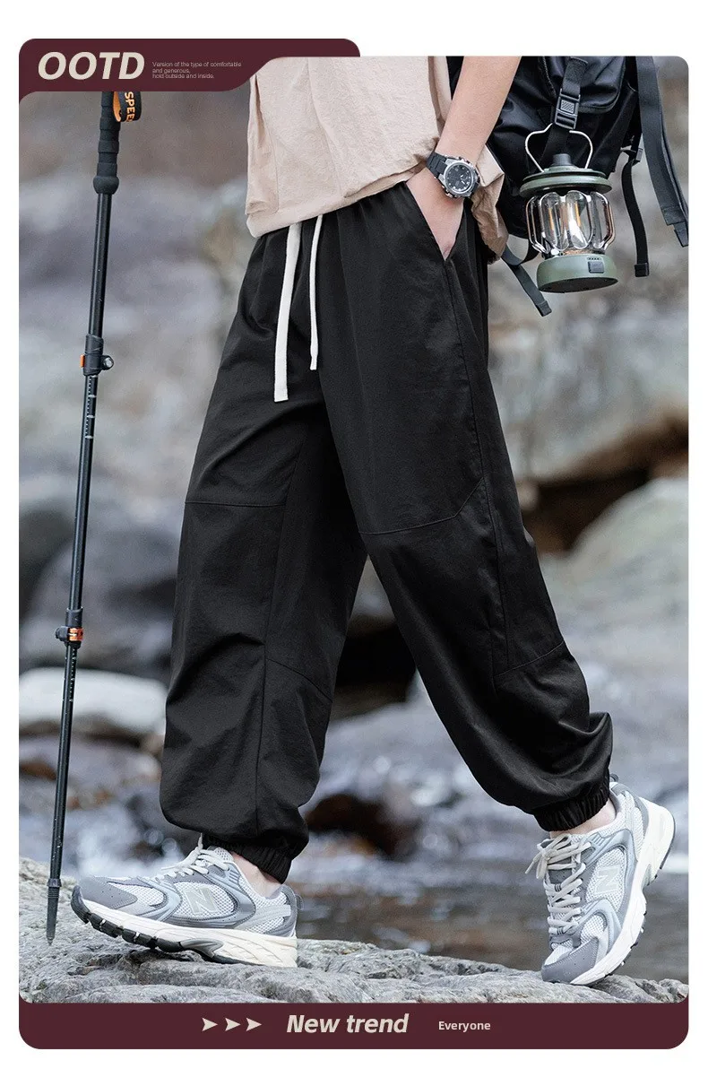 Loose Fit Cotton Cargo Pants Outdoor Workwear S7f28e204ed7748f2b138606db025d5e1Y