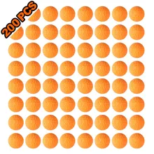 

200 Pcs for Zeus Apollo Foam EVA Ammo Replace Bullet Balls Pack Children Toy Compatible for Nerf Rival Blasters Apollo Bullets