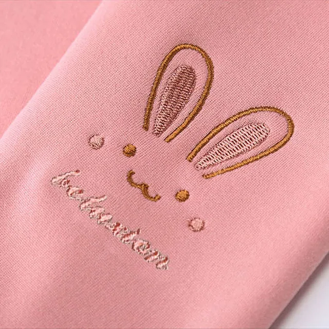 2025 Children Leggings Girls Fleece Lined Thermal Bottoms Baby Casual Trousers Kids Warm Pants Elastic Bunny Tights 3-8 Years - Image 4