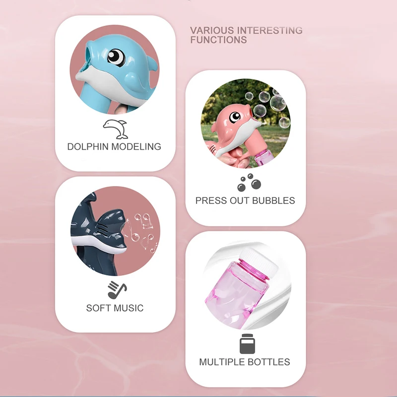 

Bubble Guns Kit Leakproof And Portable Design Outdoor & Indoor Activity