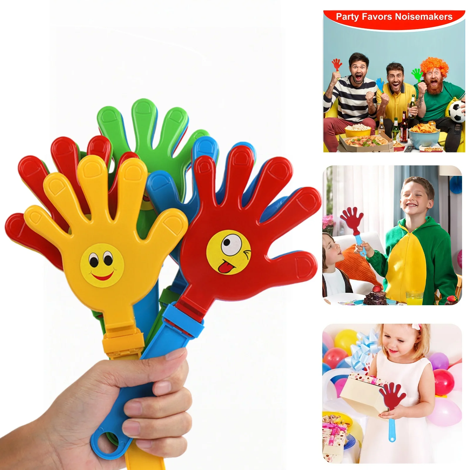 Colorful Hand Clappers – Decorative Cheering Props & Noise Makers