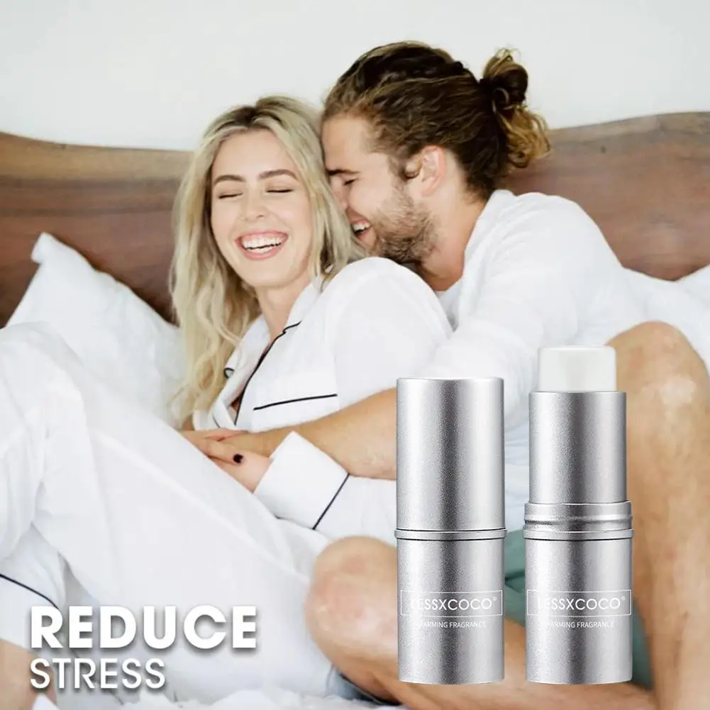 

Sdotter Solid Perfume Stick Female Light Fragrance Lasting Antiperspirant Perfume Stick Student Male and Female Portable Body Ba