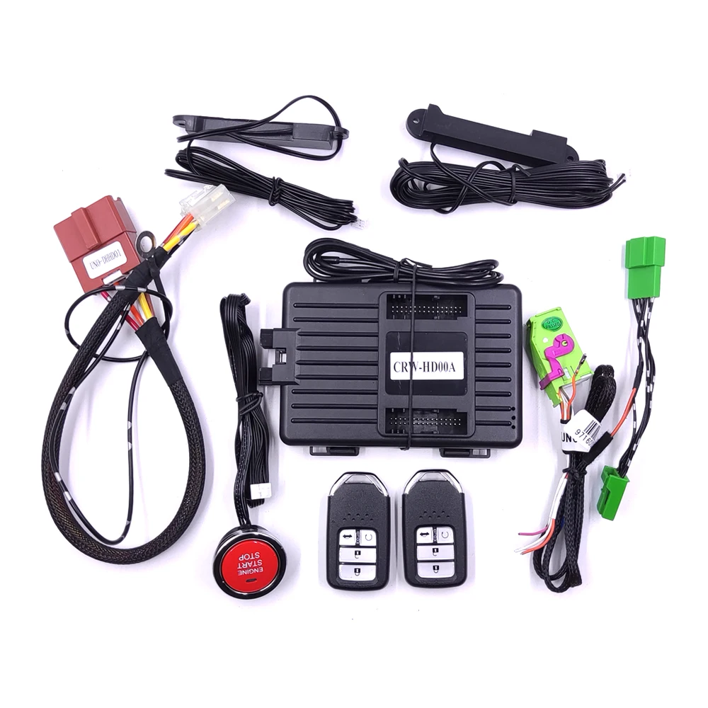 For-Old-Honda-Acura-MDX-CIVIC-FIT-CITY-CRV-Add-Push-Button-Start-Stop ...
