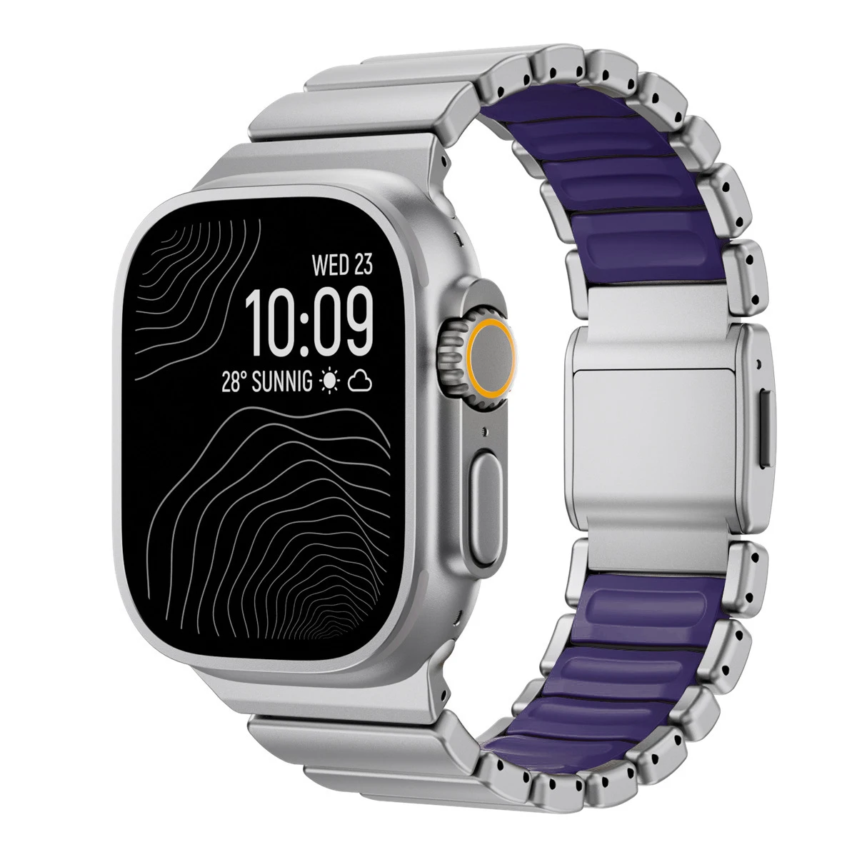 Titanium Silicone Magnetic Strap