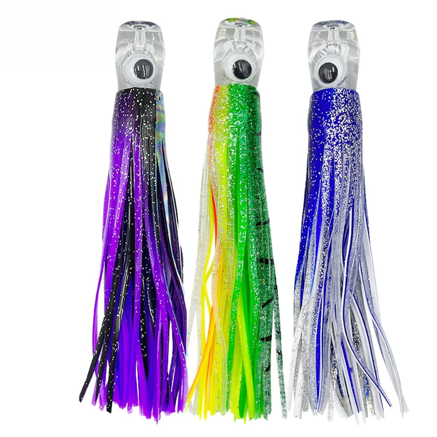 Ackibbik 1pc 16cm Tintenfisch Trolling Köder Köder Octopus Weiche Köder Tiefsee Angeln Köder Trolling Rock Köder – Detail 2