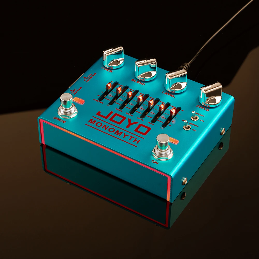 R-26 MONOMYTH Bass Preamp Pedal 6-band Graphic EQ Bass Overdrive Effects Pedal w
