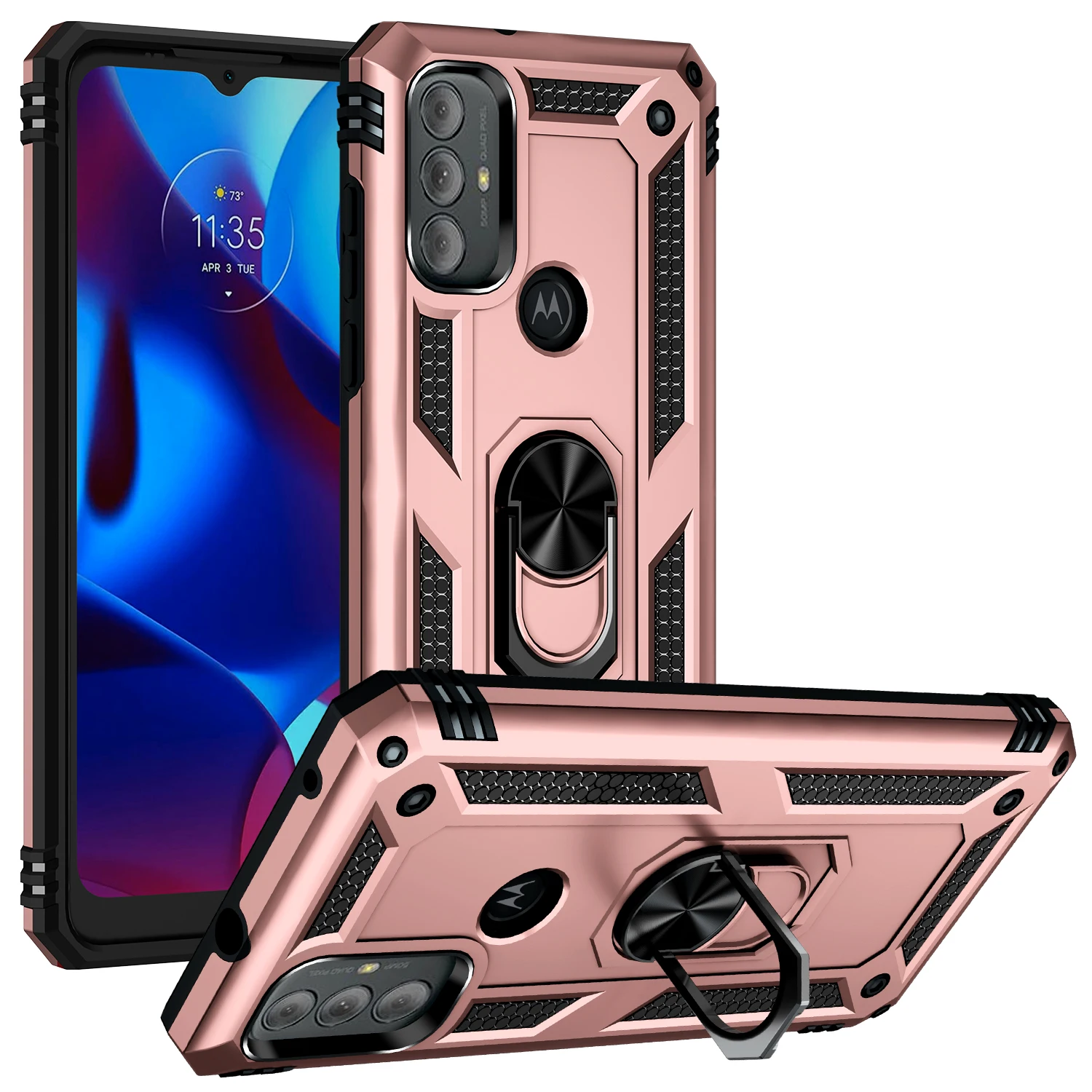 JSFS Military Grade Drop Proof Protective Case with Kickstand