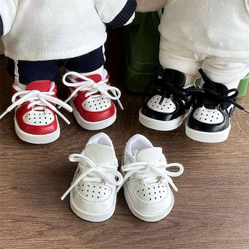 20cm Baby Cotton Doll Shoes Celebrity Doll Sports Color Blocking Toys cotton slippers