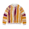 PFNW High Quality Pullover Knit Sweater Bittersweet Pattern Three-dimensional Wave Color Collision Ethnic Style Sweaters 12C1474 4
