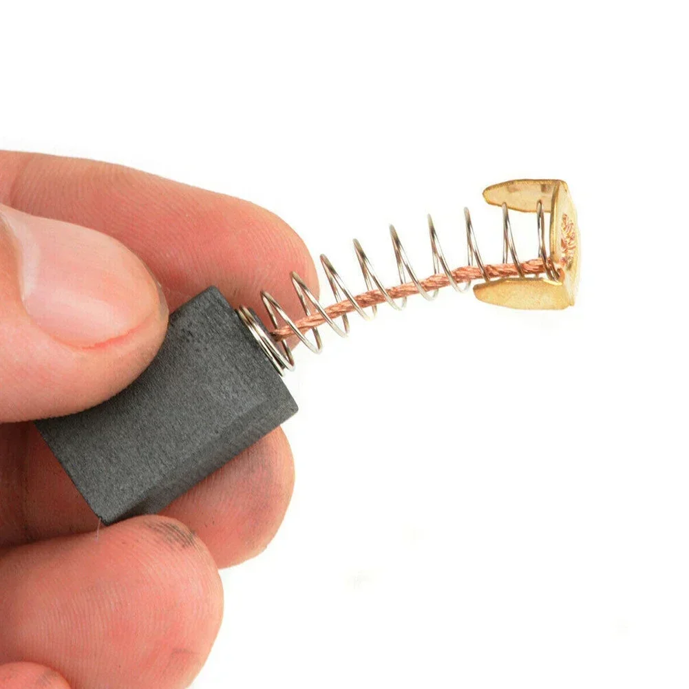 10 Spazzole Di Carbone Per Motori Elettrici - 20x7x6 Mm