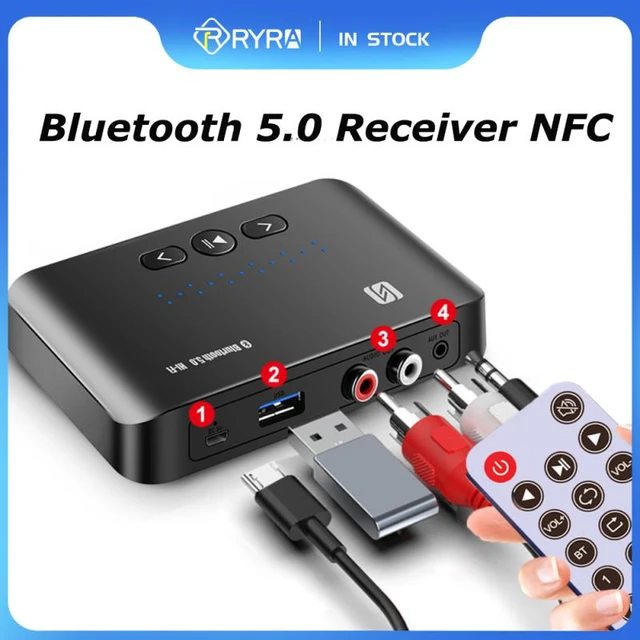 Transmetteur récepteur Bluetooth 5.3 2 en 1, 3.5mm, AUX RCA, USB, disque U,  musique stéréo, adaptateur Audio sans fil pour télévision, PC, voiture, Kit  haut-parleur - AliExpress