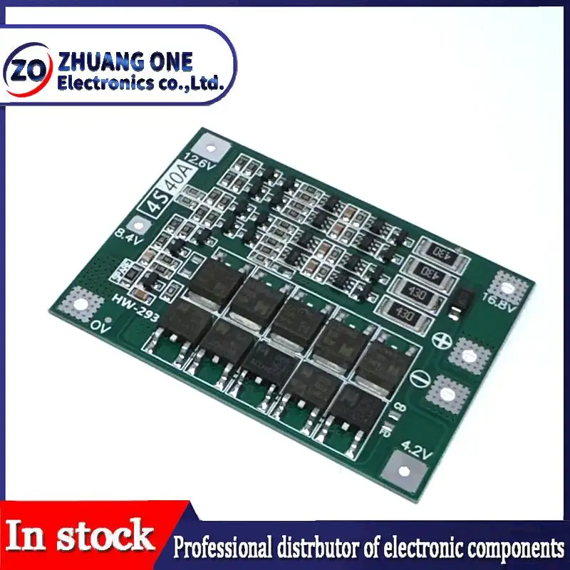 Advanced Lithium Battery Charger Protection Board with Enhanced Balance - 40A/60A 3S/4S