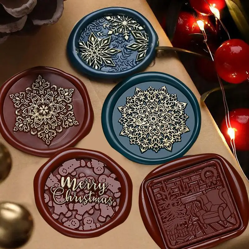 

С Рождеством Христовым сургучные штампы, Рождественские сургучные штампы, голова Санта-Клауса, латунный запечатывающий лак