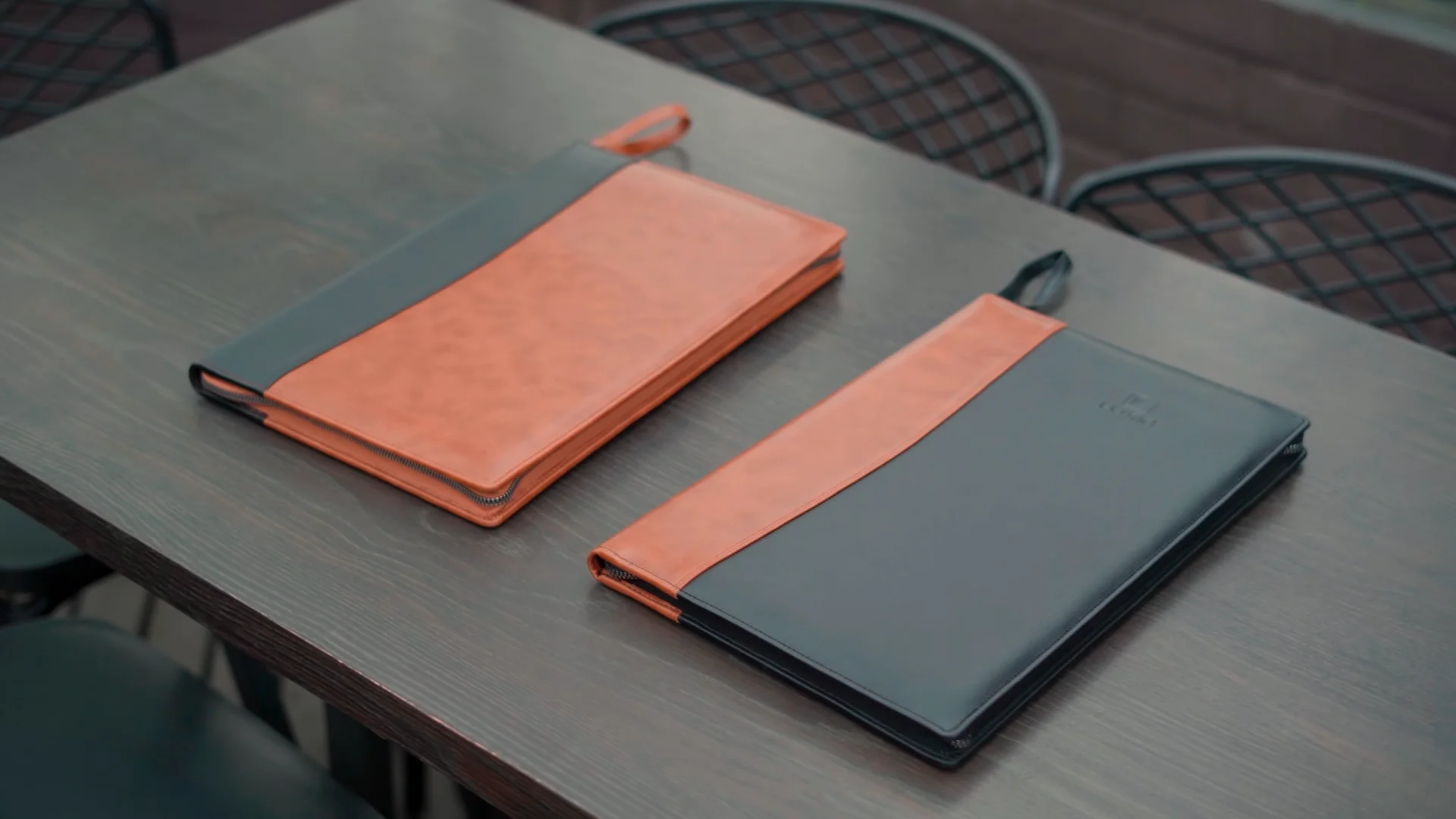 LUXIO Premium Document Organizer Brown PU Leather - Legal Size Document Holder, Office File Organizer, PU Leather Document Carrier, Document Storage Bag, Document Folder for Work, School & Home, LUXIO Leather Document Organizer, Durable & Stylish