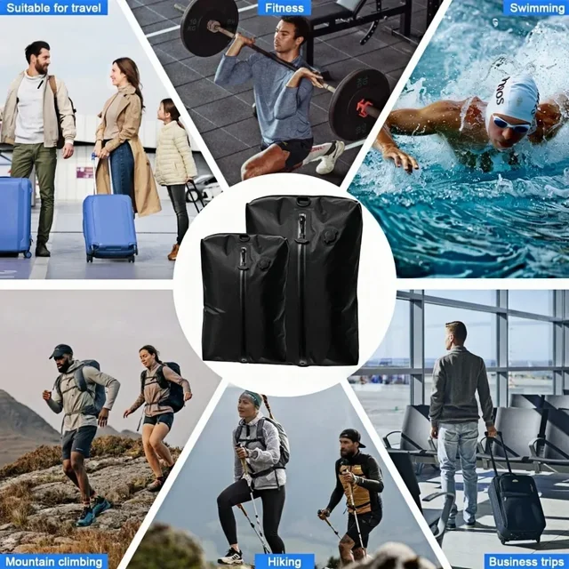 Vacuum Storage Bags for Clothes, Thickened TPU Air Tightness Compression Bags for Home Travel Moving, Waterproof Space Saver 6