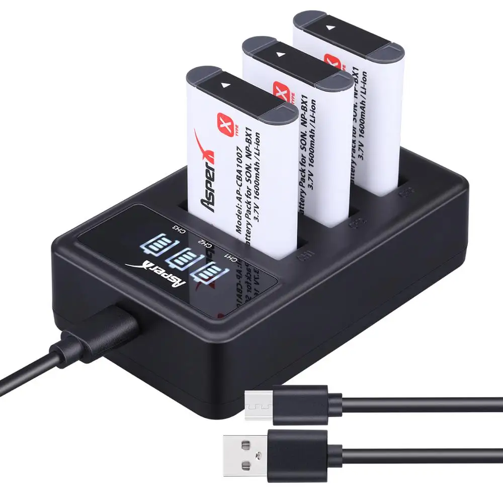 

NP-BX1 Bateria npbx1 np bx1 Battery For Sony FDR-X3000R RX100 RX100 M7 M6 AS300 HX400 HX60 WX350 AS300V HDR-AS300R FDR-X3000