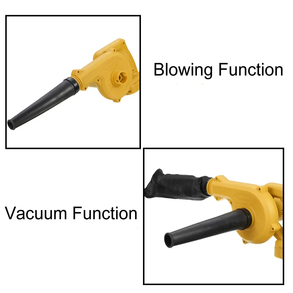 2 in 1 Cordless Air Blower & Vacuum Cleaner Electric Dust Computer Collector Leaf Duster Power Tools For Dewalt 18V 20V Battery 4