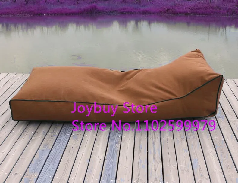 EXTRA LENGTH Long size outdoor bean bag chair , waterproof beanbag sofa seat, living room furniture set
