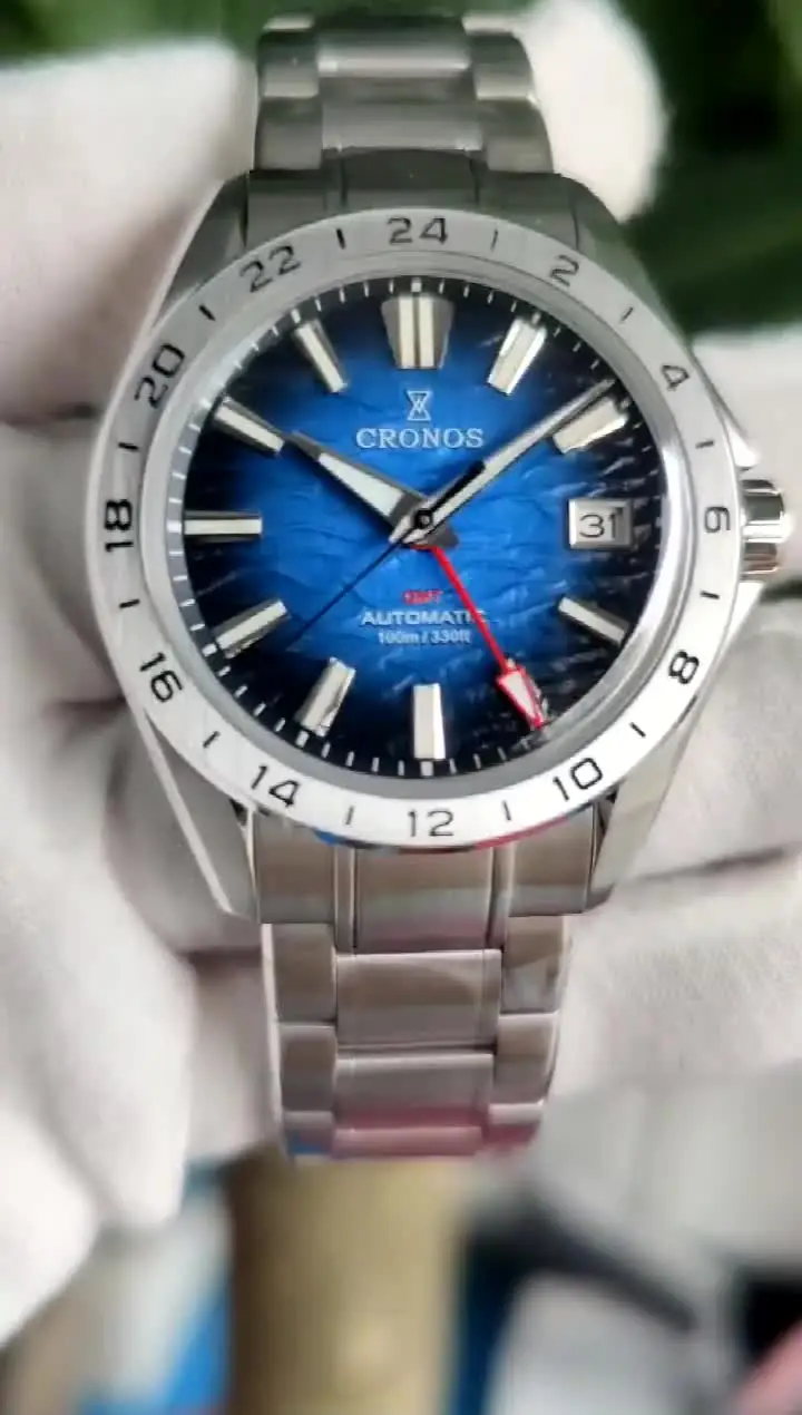 2025 New Cronos GS 39mm Gradient Desert Texture Men's Watch